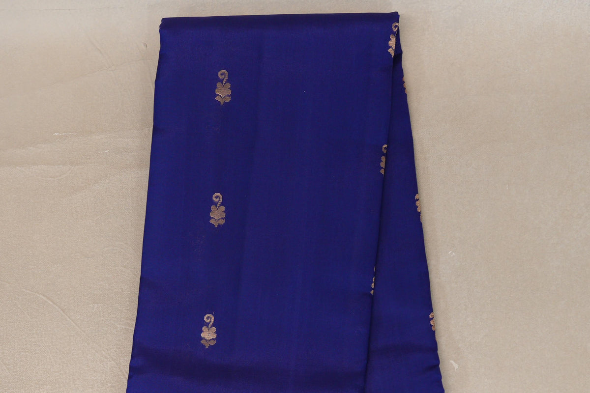 Deep Blue Light Weight Kanchipuram Silk Saree by Shreenivas Silks PSSR0110029