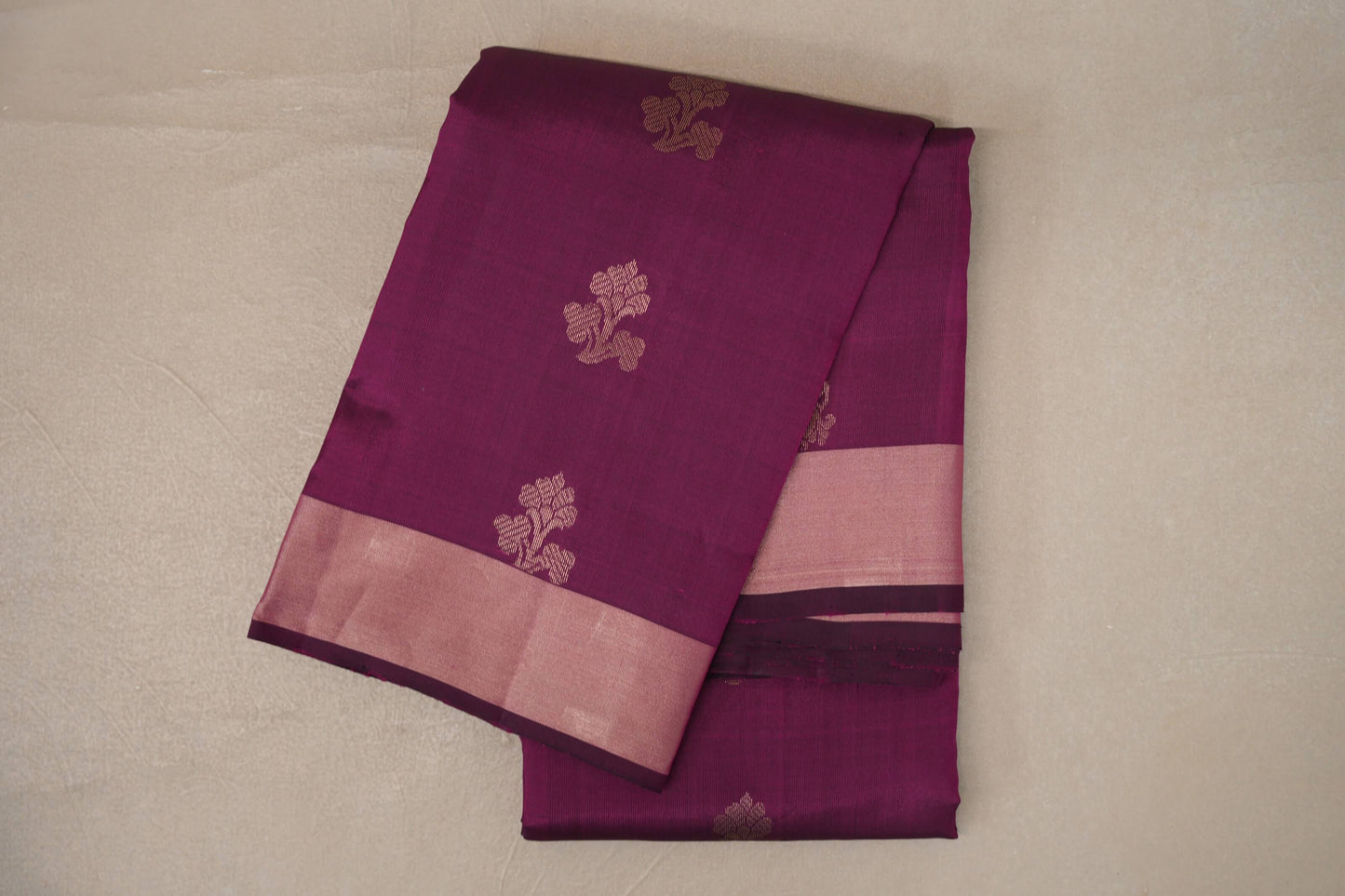 Deep Magenta Light Weight Kanchipuram Silk Saree by Shreenivas Silks PSSR0110030