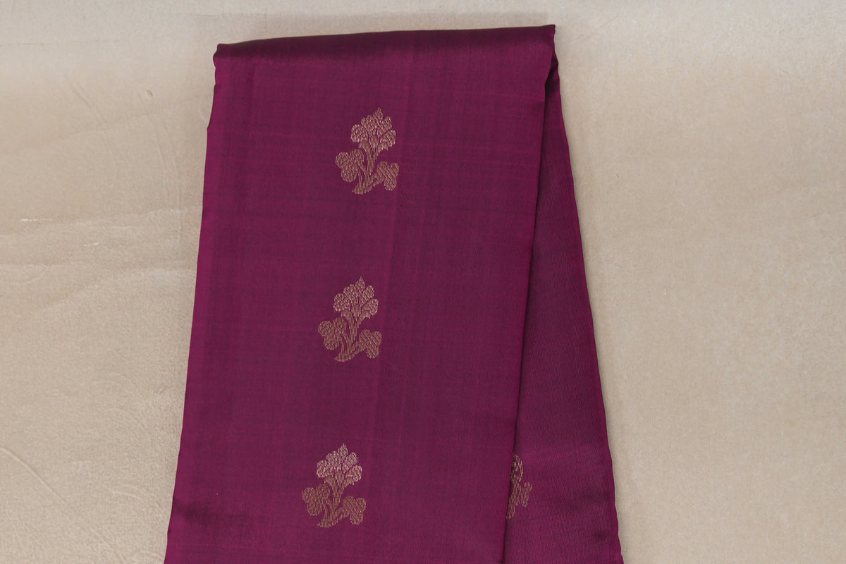 Deep Magenta Light Weight Kanchipuram Silk Saree by Shreenivas Silks PSSR0110030
