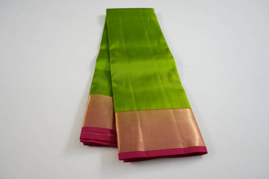 plain light weight kanchipuram silk saree
