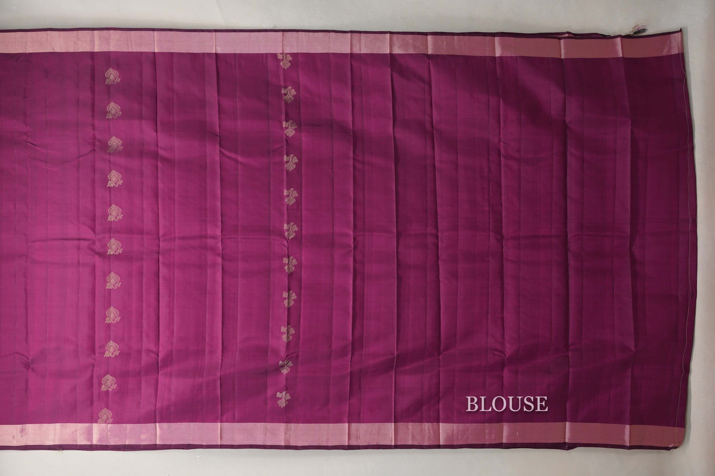 Deep Magenta Light Weight Kanchipuram Silk Saree by Shreenivas Silks PSSR0110030