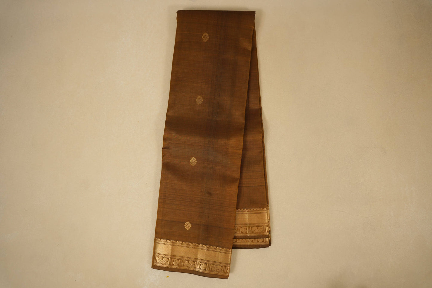 Mehendi Green Light weight Kanchipuram Saree