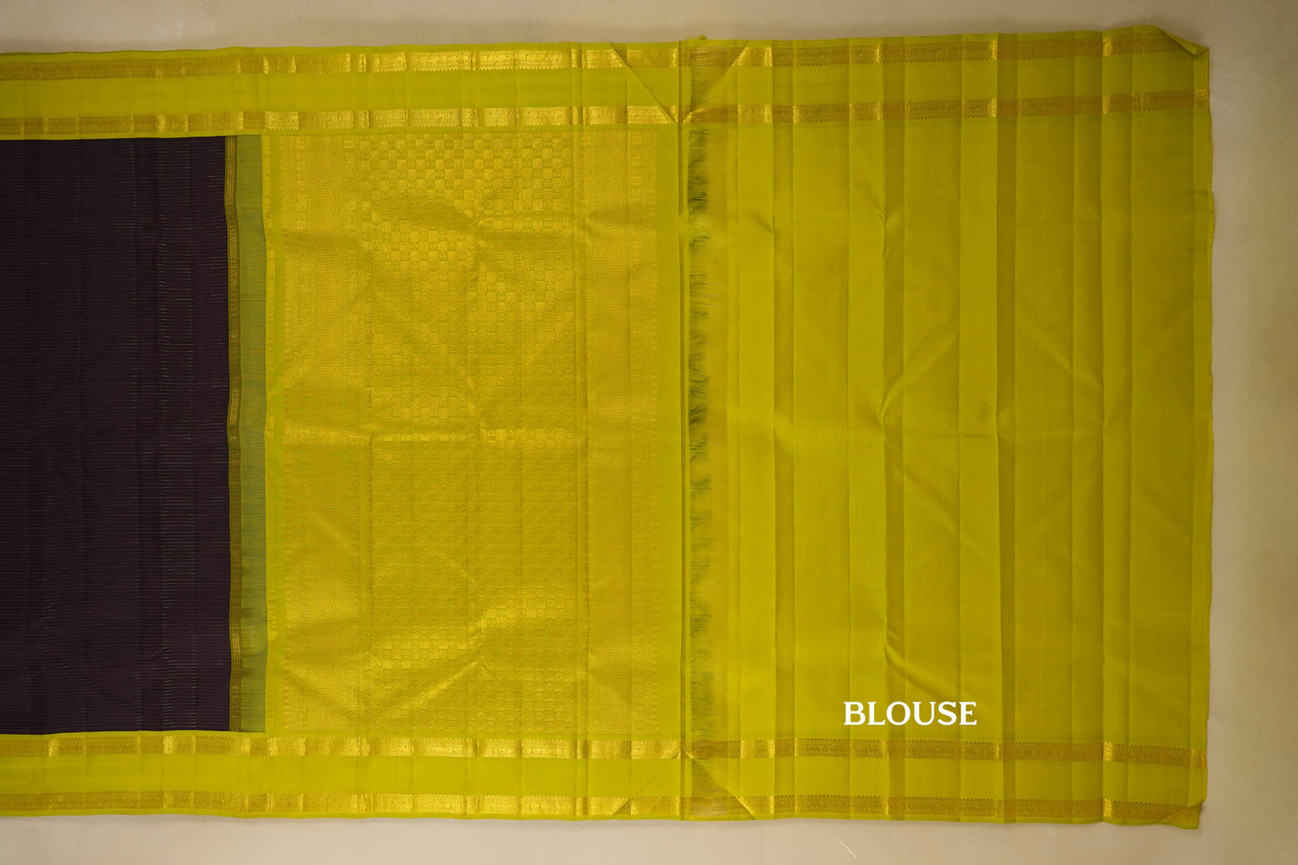 vintage kanjivaram silk saree blouse