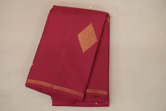 Maroon Vintage Kanjivaram Silk Saree