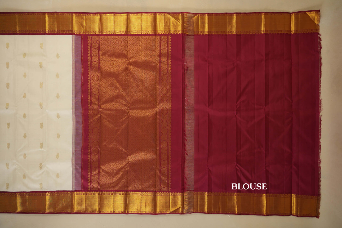 vintage kanjivaram silk saree blouse