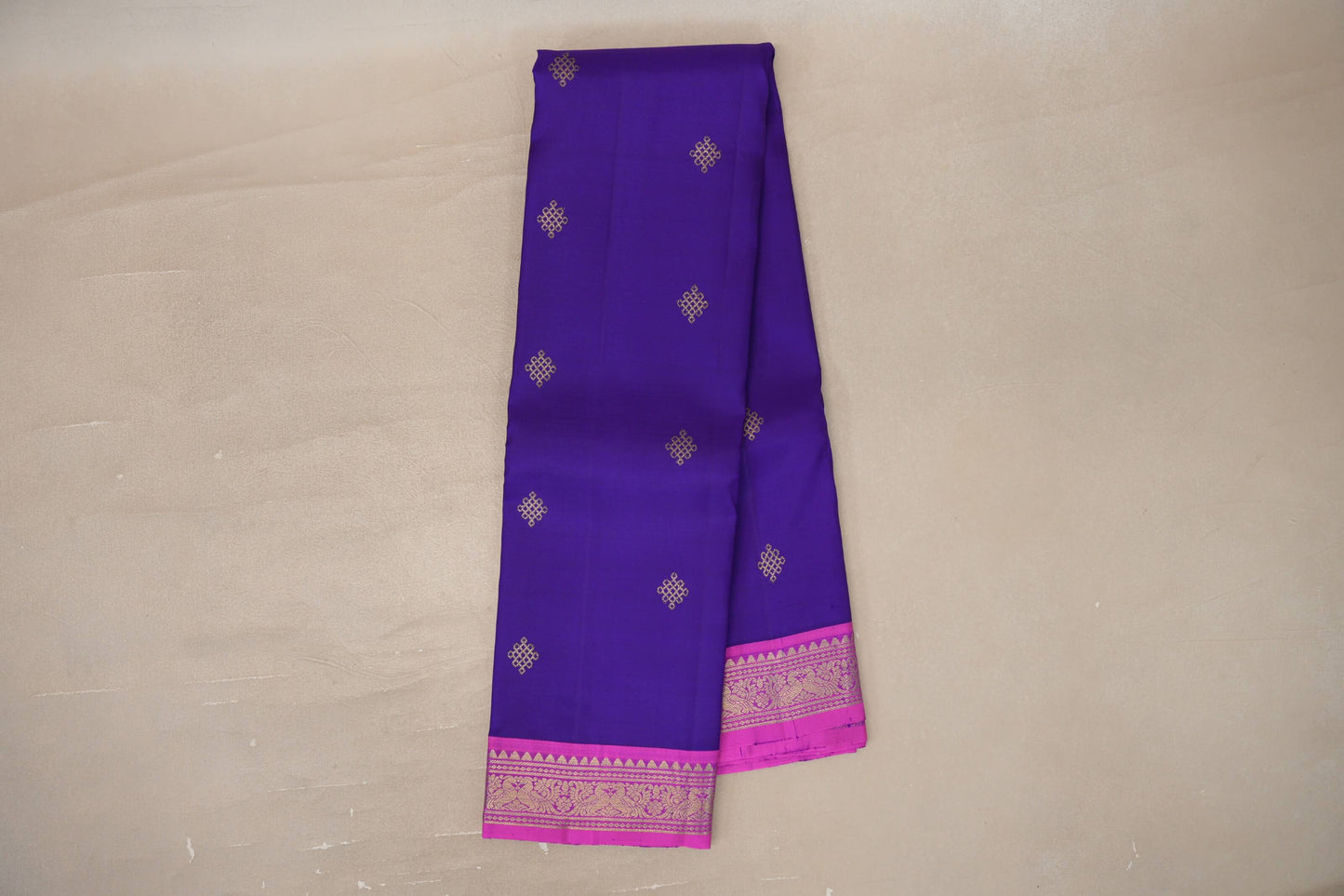 Violet Purple Vintage Kanjivaram Silk Saree online