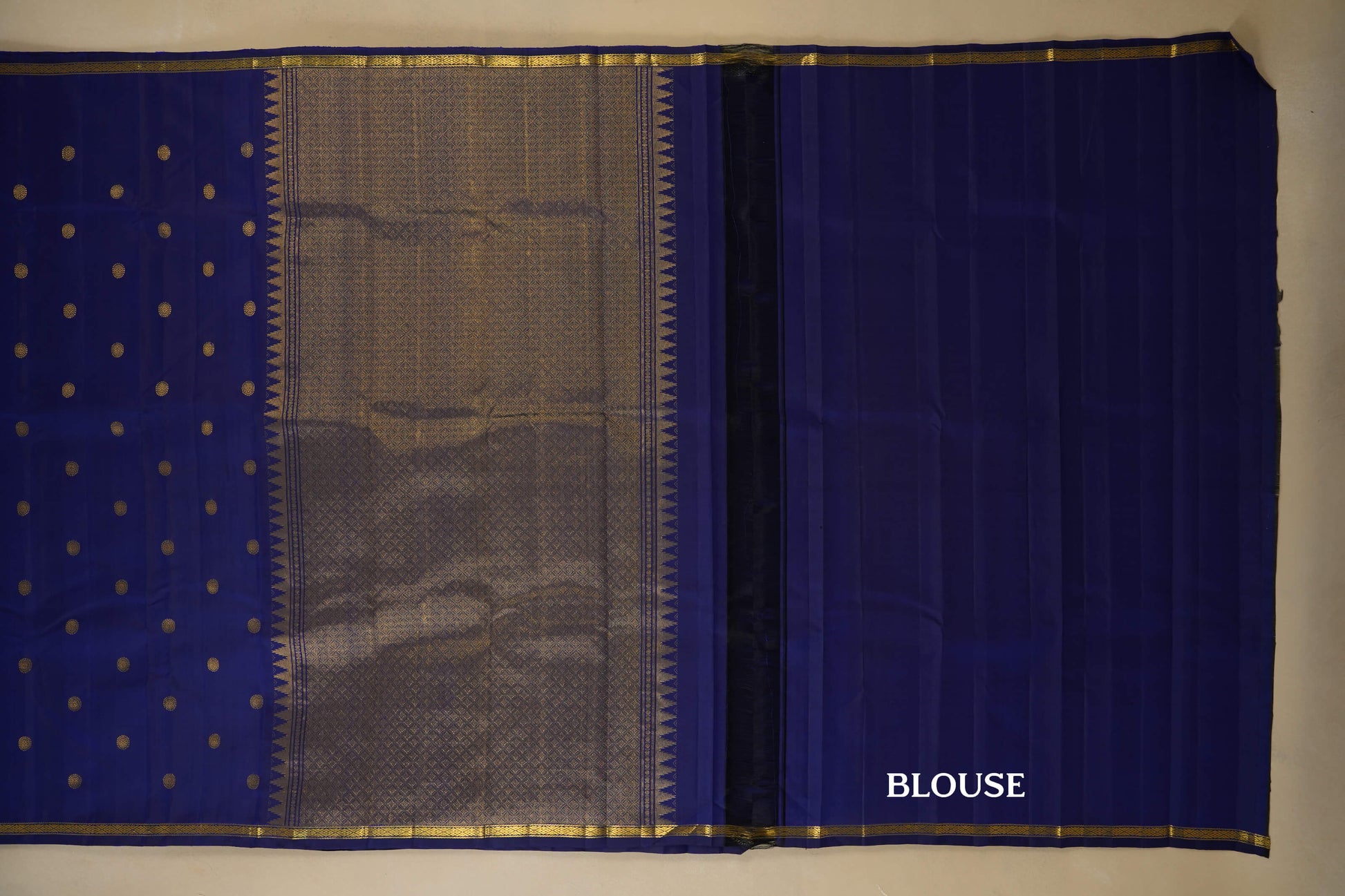 vintage kanjivaram silk saree blouse