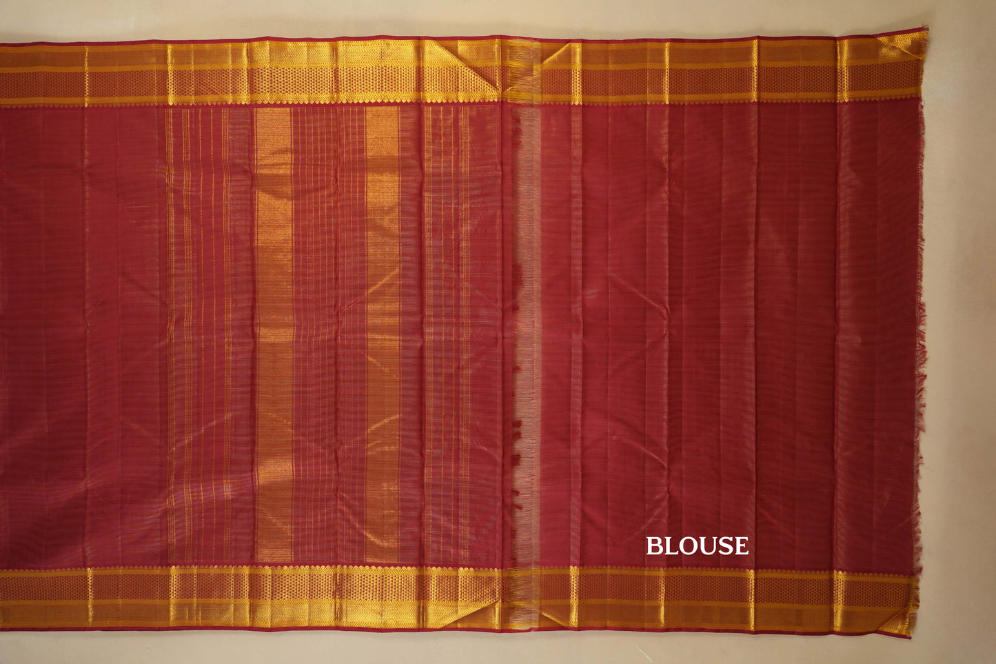 vintage kanjivaram silk saree blouse