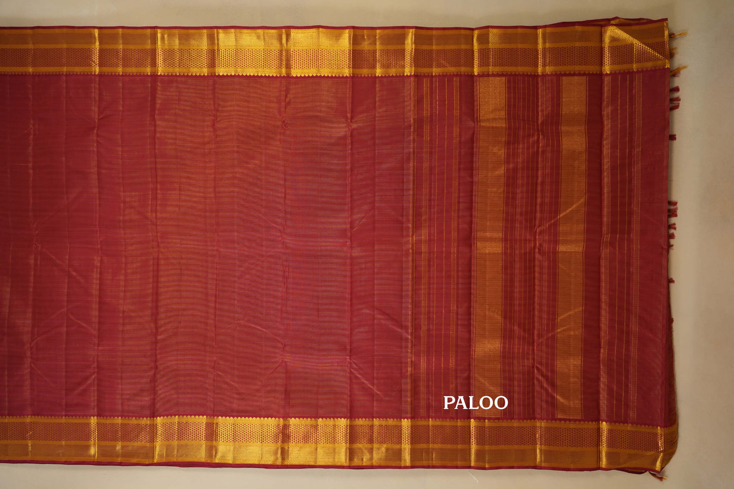 vintage kanjivaram silk saree paloo