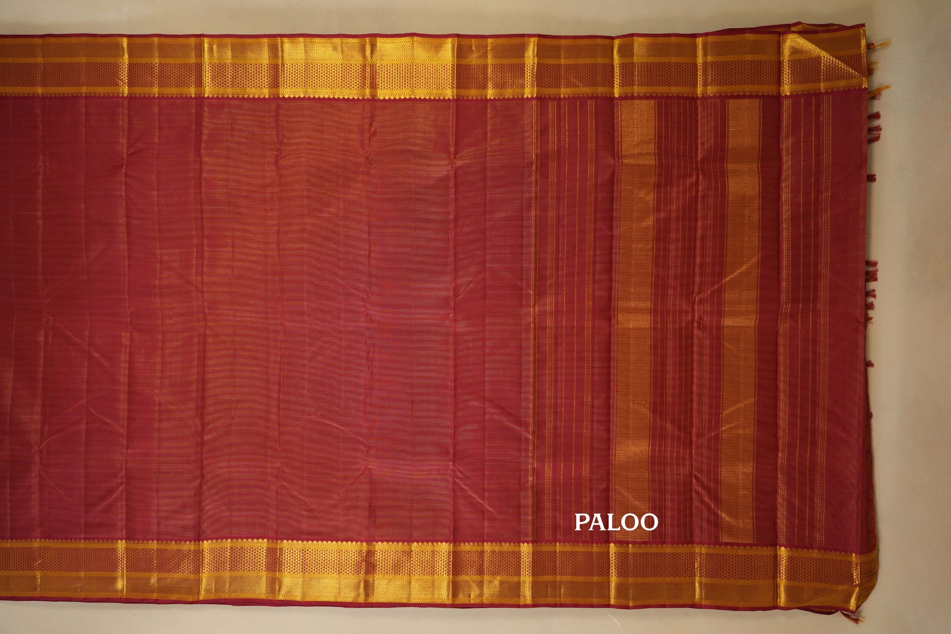 vintage kanjivaram silk saree paloo