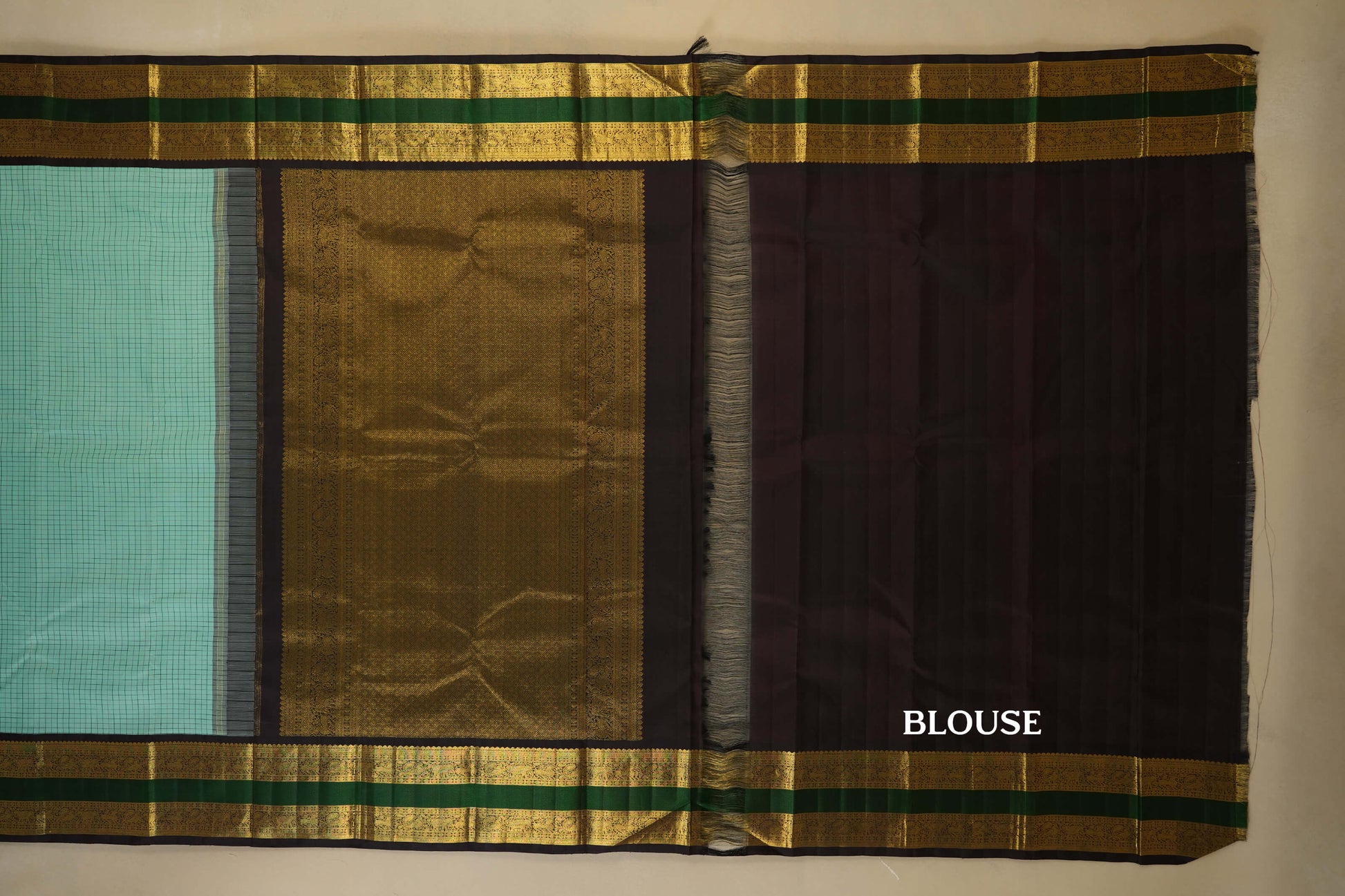 vintage kanjivaram silk saree blouse