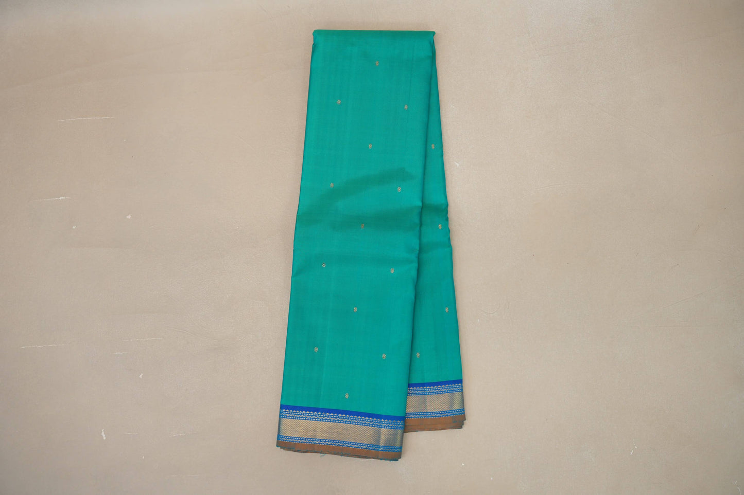 Rama green Vintage Kanjivaram Silk Saree  by Shreenivas Silks PSSR018872