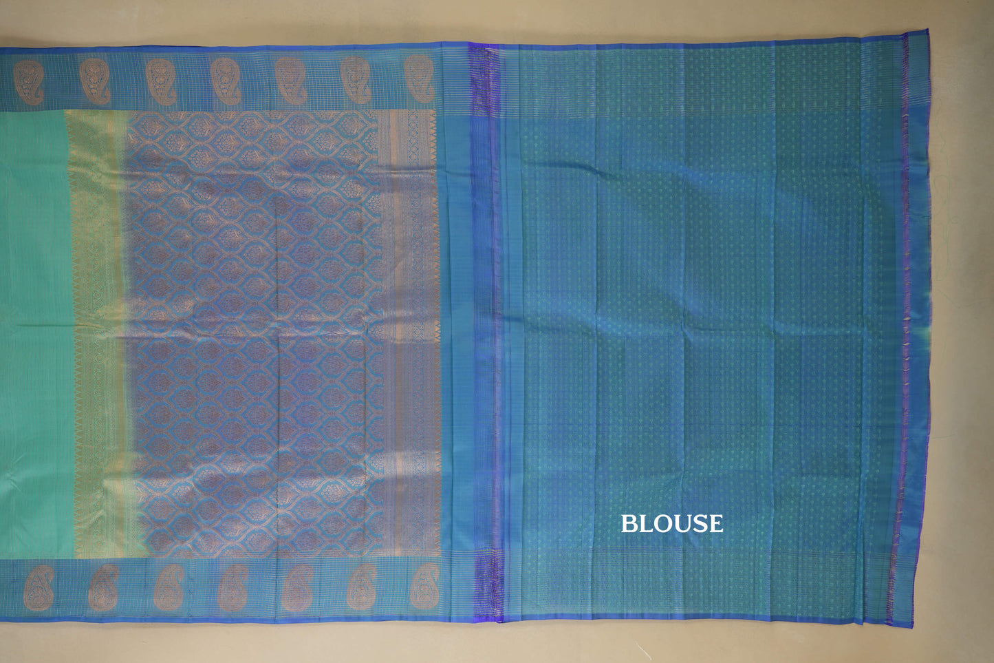 vintage kanjivaram silk saree blouse