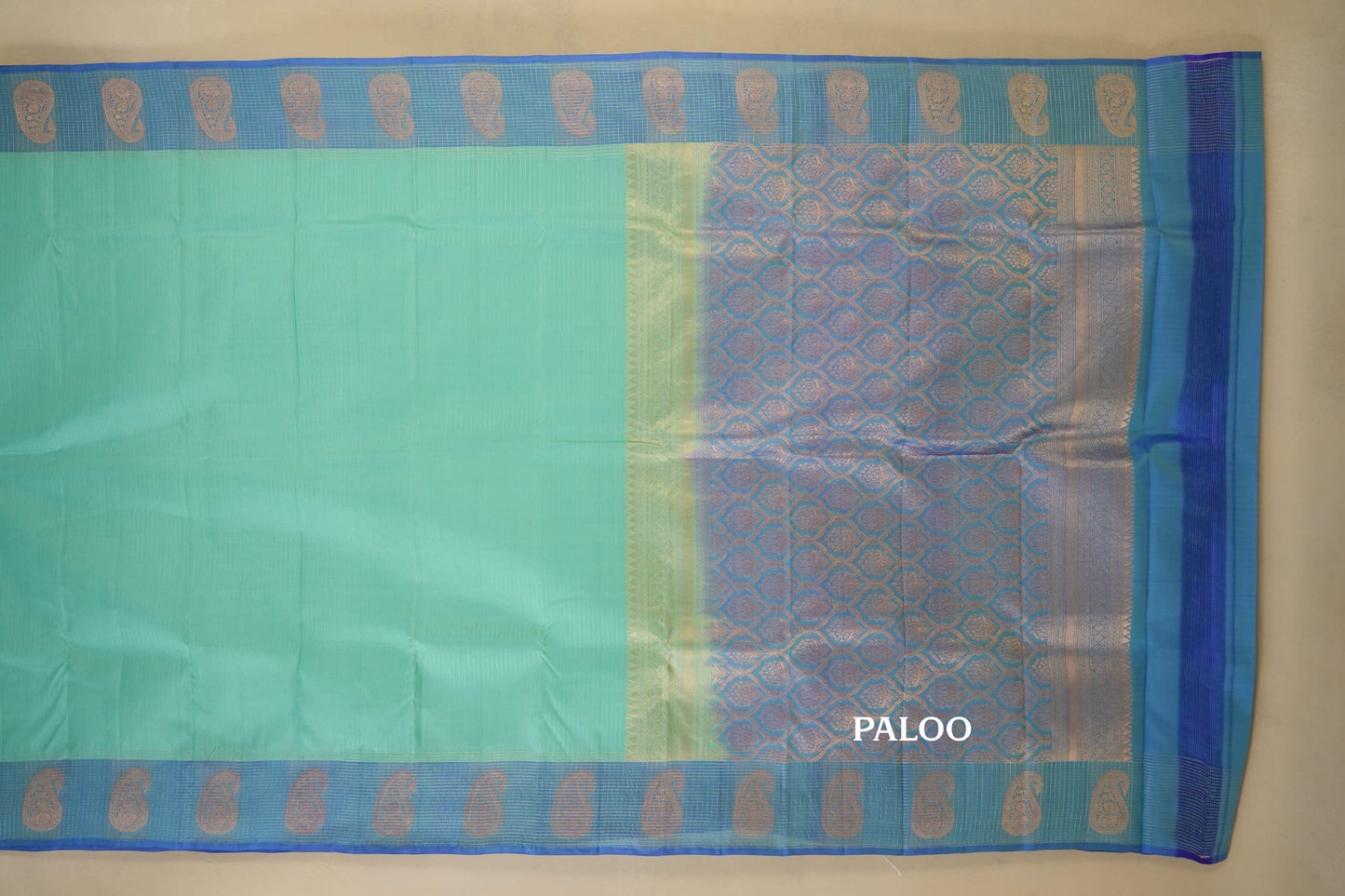 vintage kanjivaram silk saree paloo