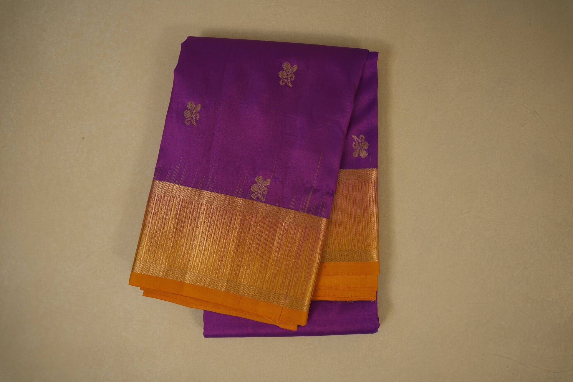 Magenta vintage kanjivaram silk saree