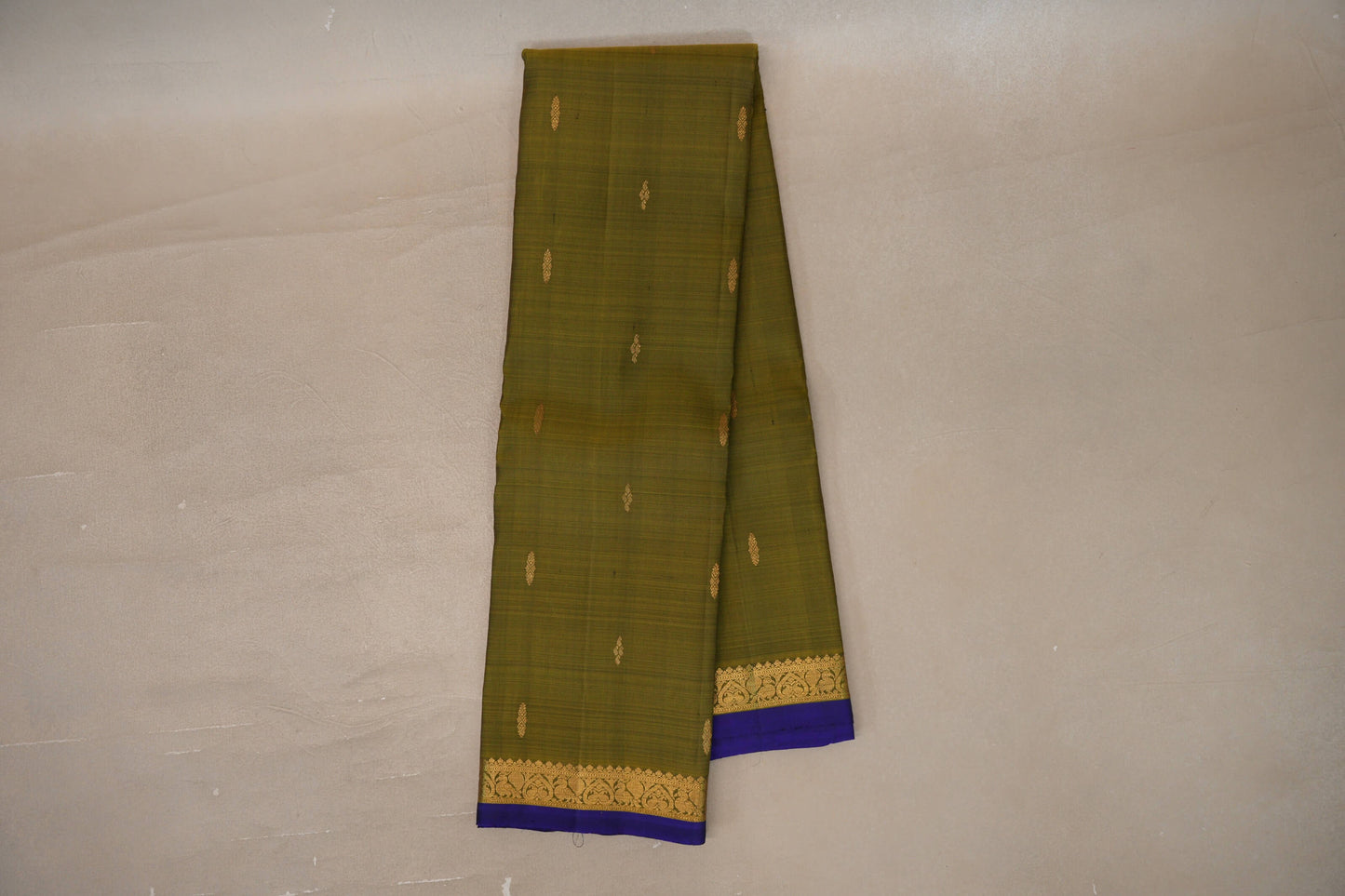 Olive Green Vintage Kanjivaram Silk Saree online