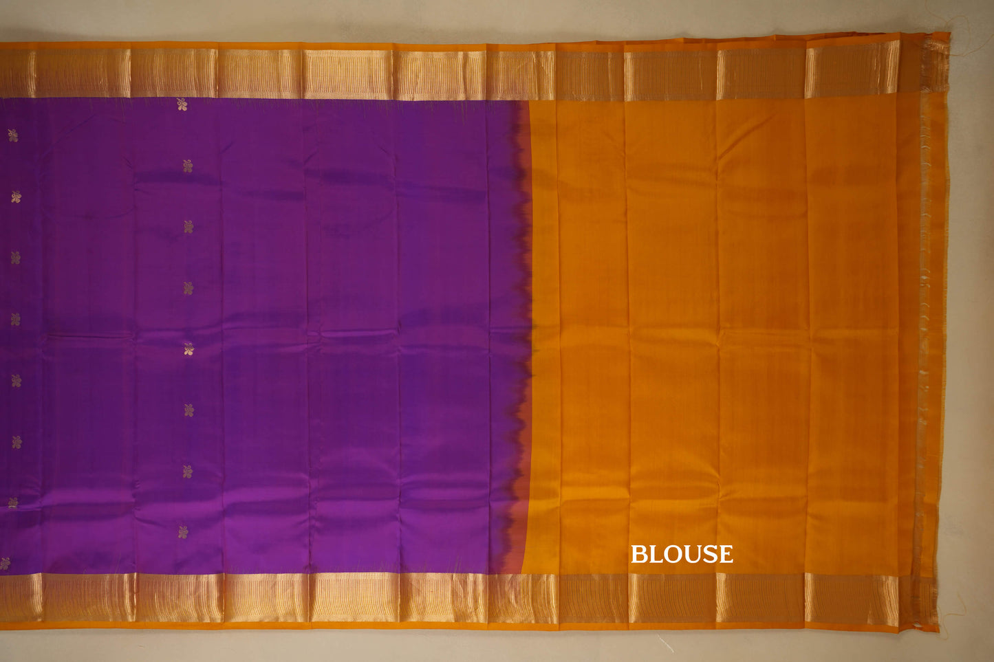 vintage kanjivaram silk saree blouse