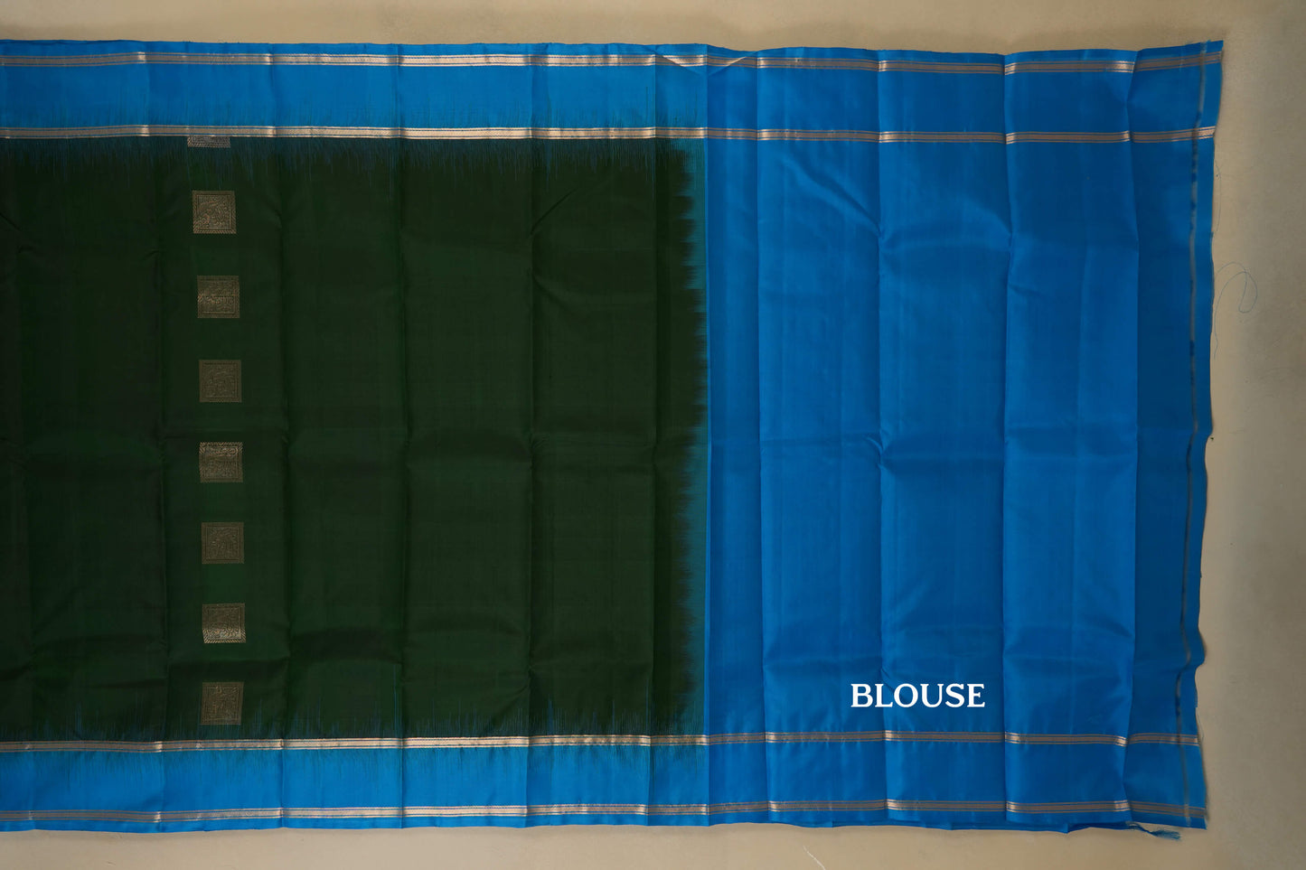 vintage kanjivaram silk saree blouse