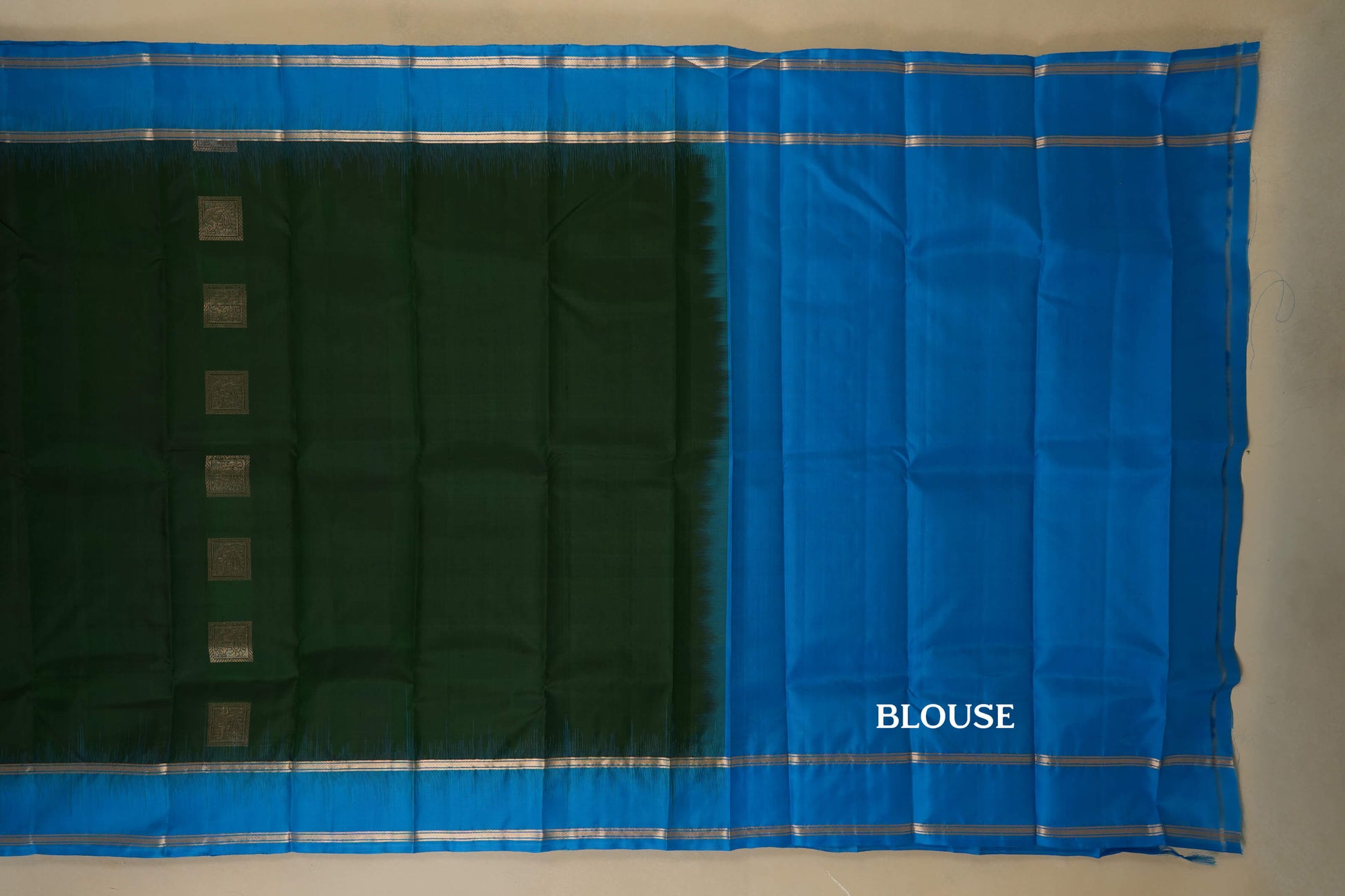 vintage kanjivaram silk saree blouse
