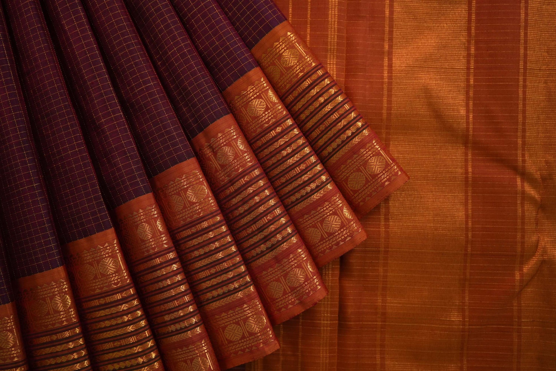 Vintage kanchipuram silk saree