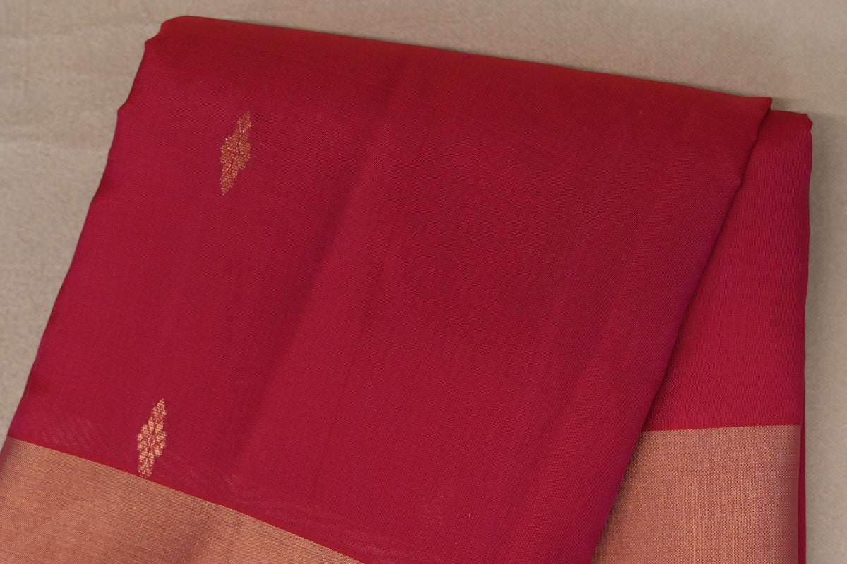 Rani Pink Light Weight Kanchipuram Silk Saree online