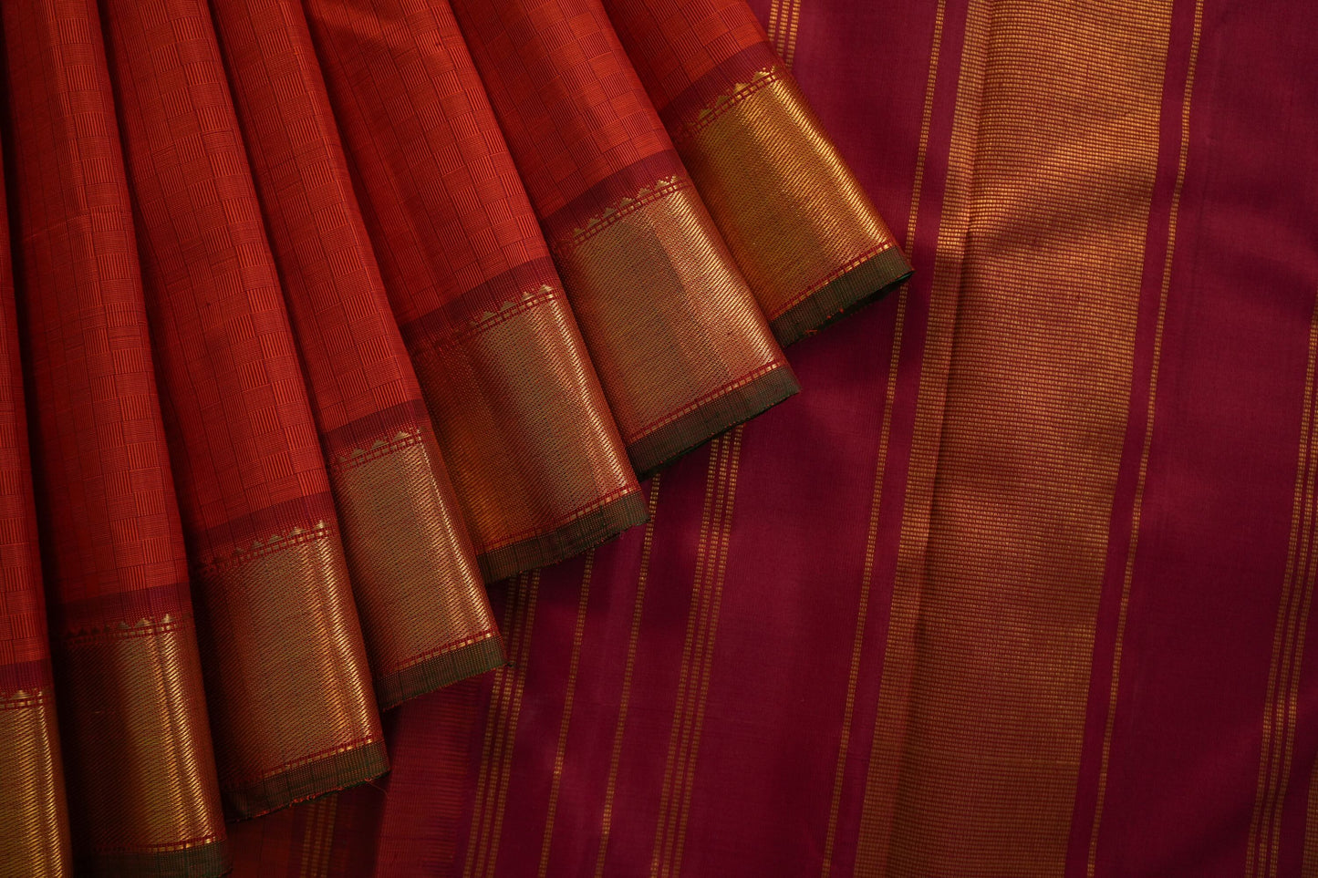 Vintage kanchipuram silk saree