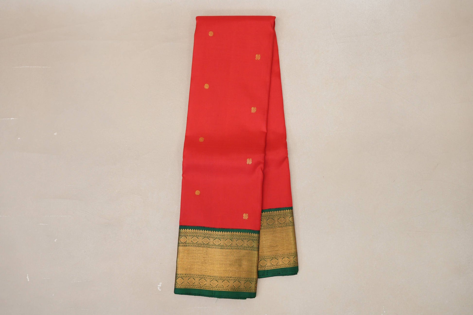 Red Vintage Kanjivaram Silk Saree online
