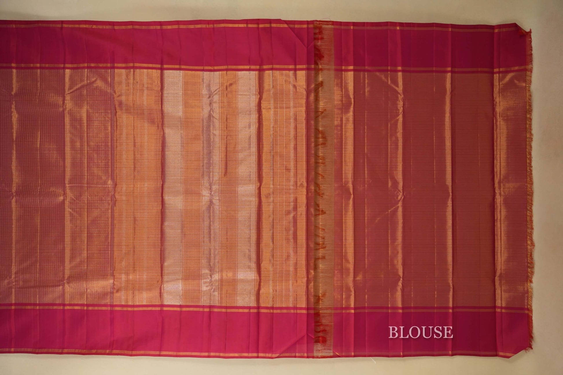 vintage kanjivaram silk saree blouse