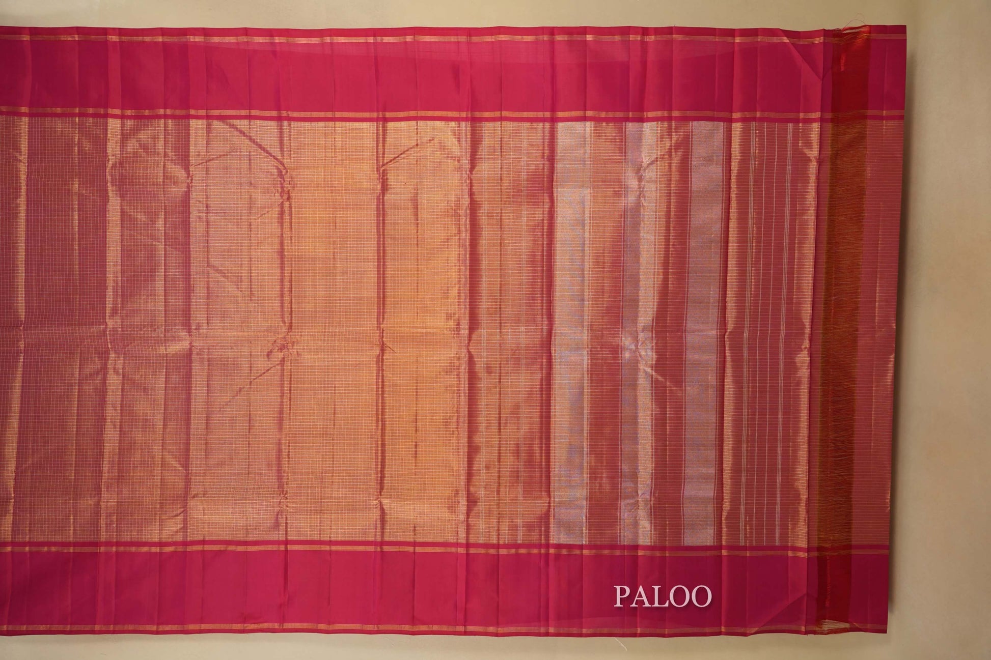 vintage kanjivaram silk saree paloo
