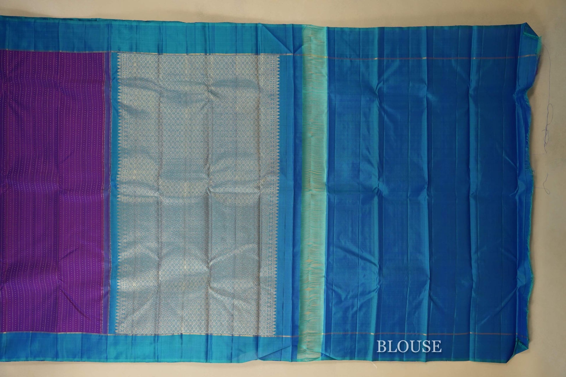 vintage kanjivaram silk saree blouse