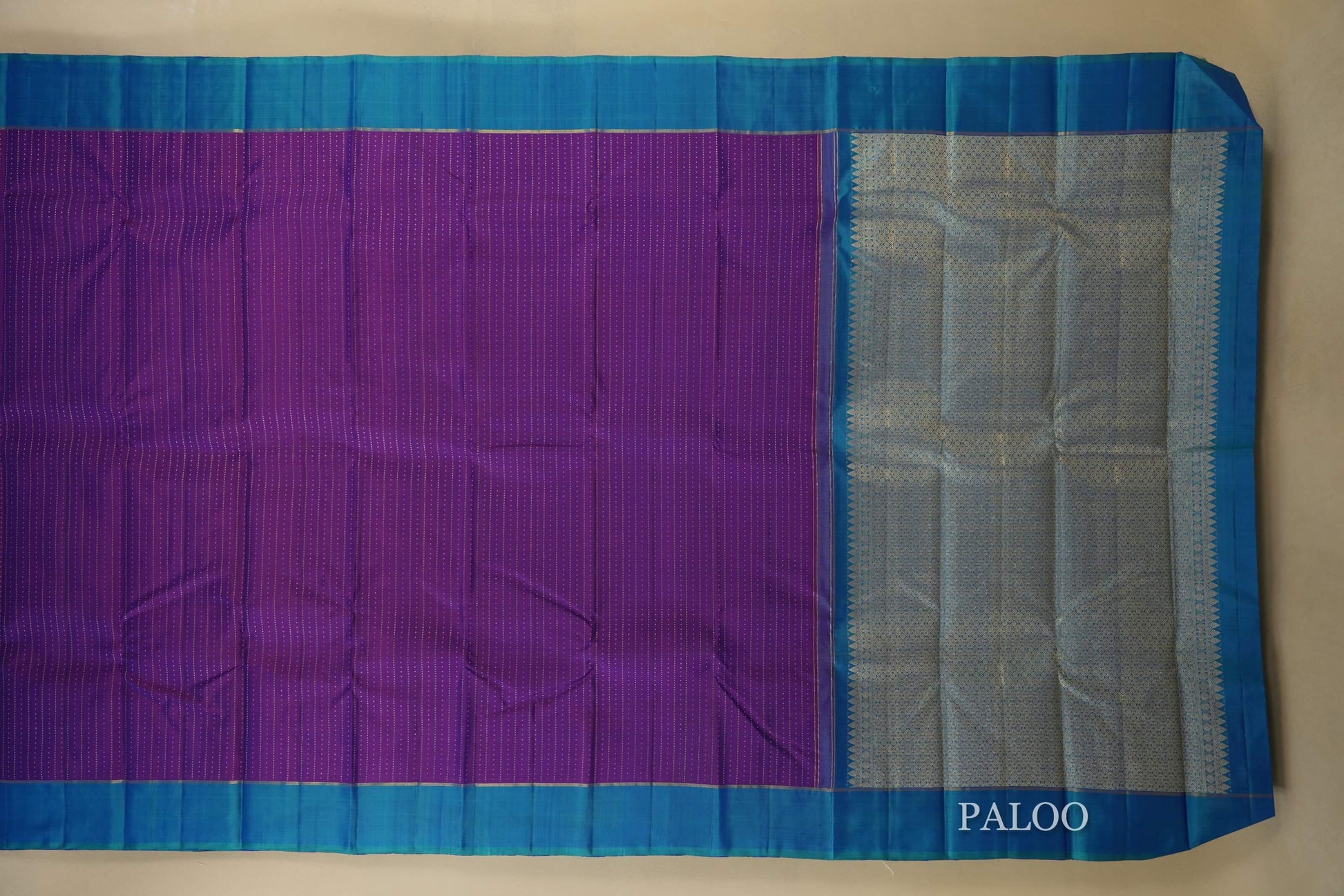 vintage kanjivaram silk saree paloo