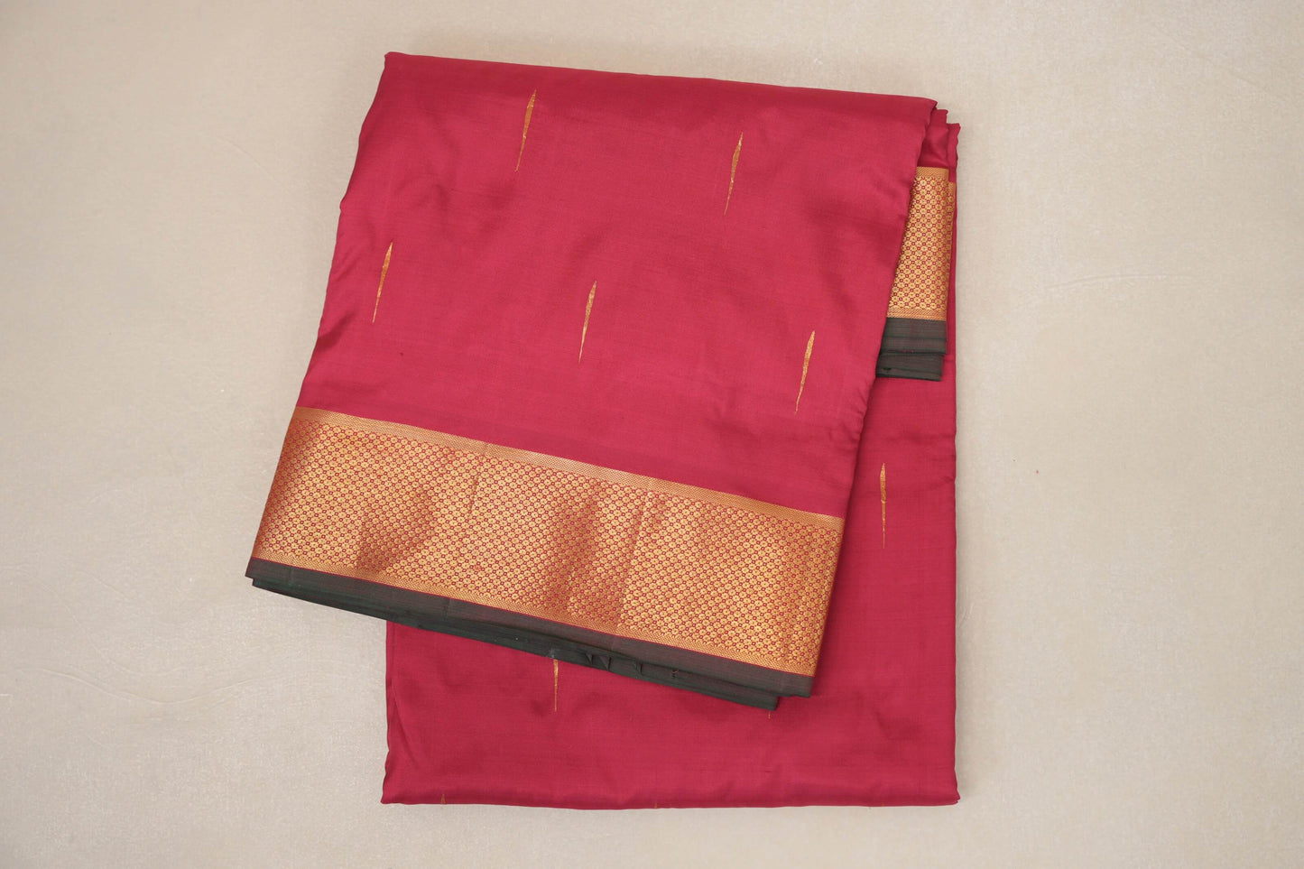 Maroon Ten Yards Silk Saree by Shreenivas Silks PSSR018899