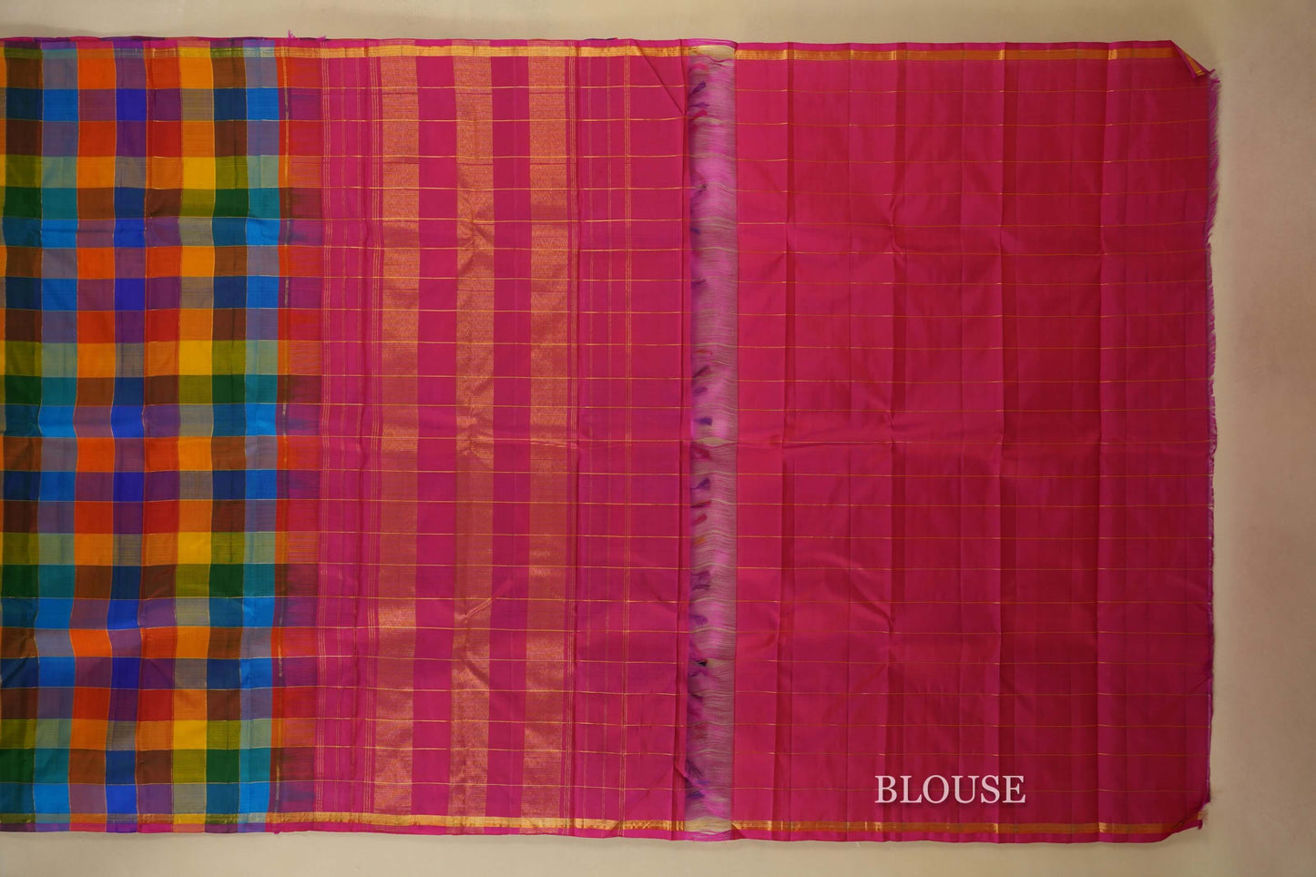 vintage kanjivaram silk saree blouse