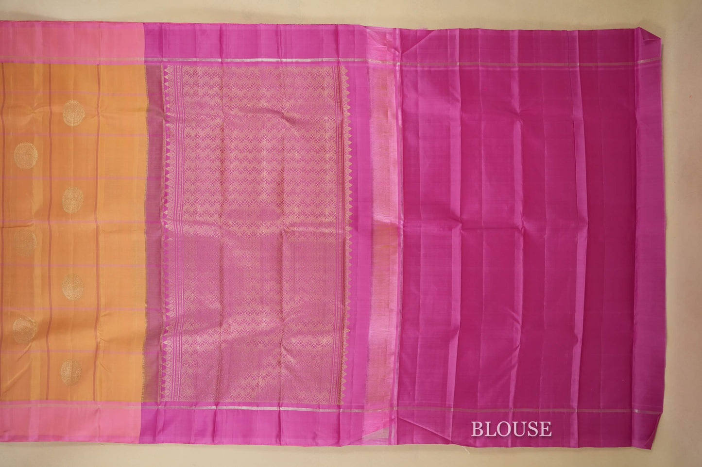 vintage kanjivaram silk saree blouse