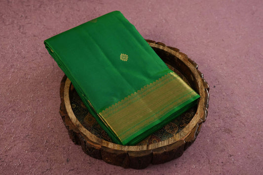 Green kanchipuram silk saree