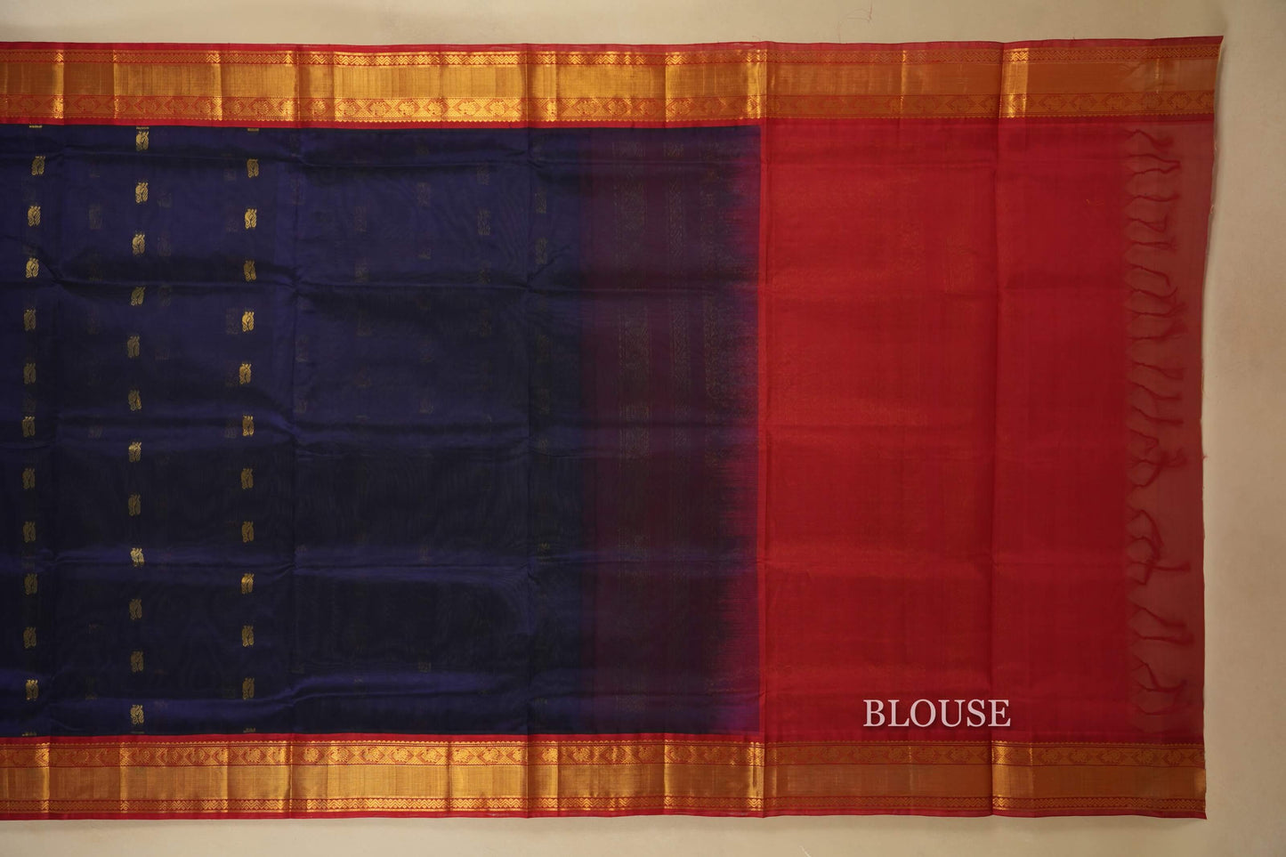 vintage silk cotton saree blouse