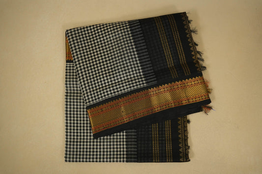 Multi color vintage silk cotton saree