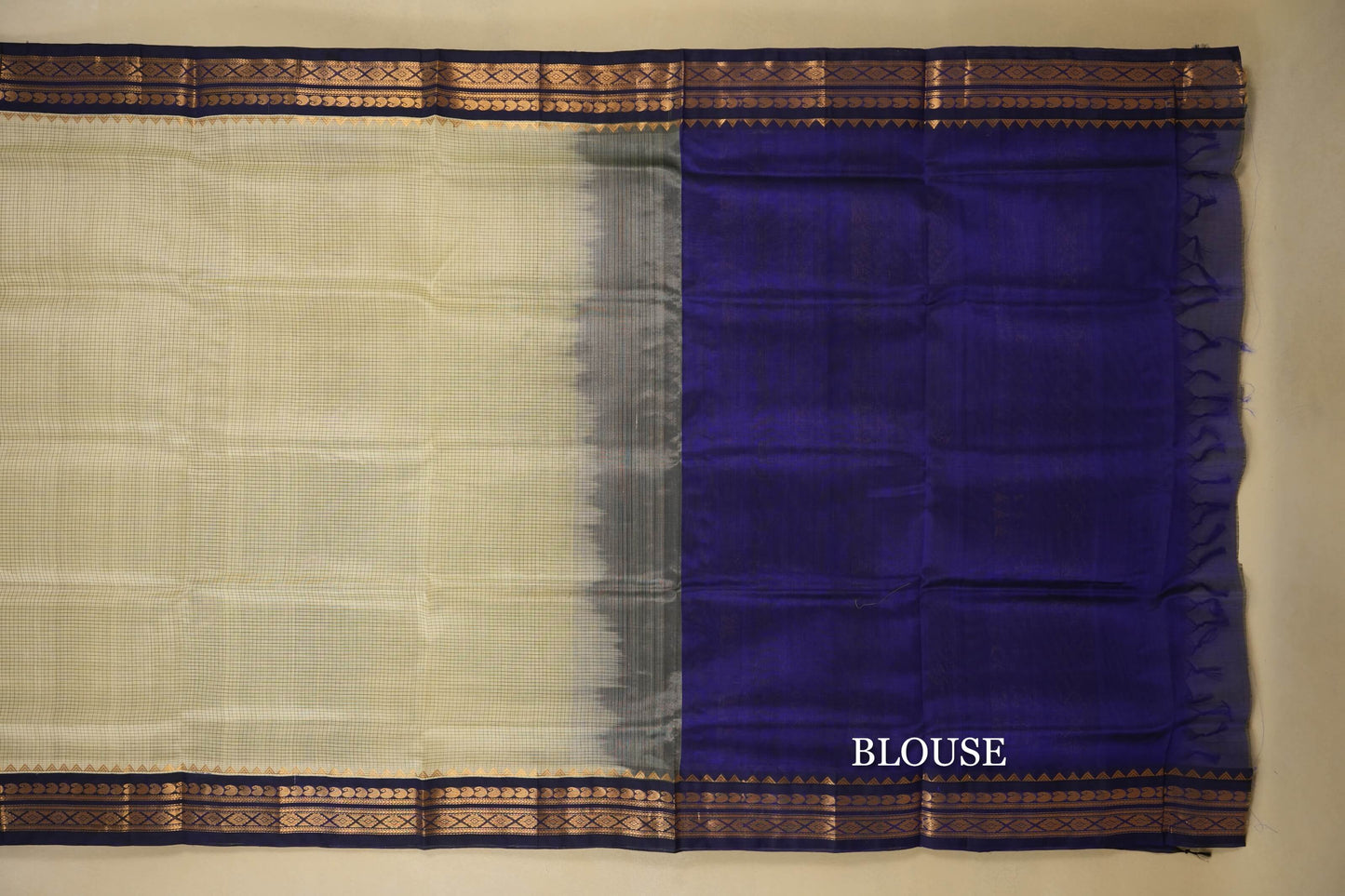 vintage silk cotton saree blouse