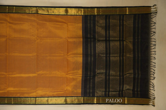 vintage silk cotton saree paloo