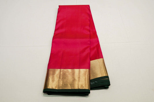 Plain kanchipuram silk saree