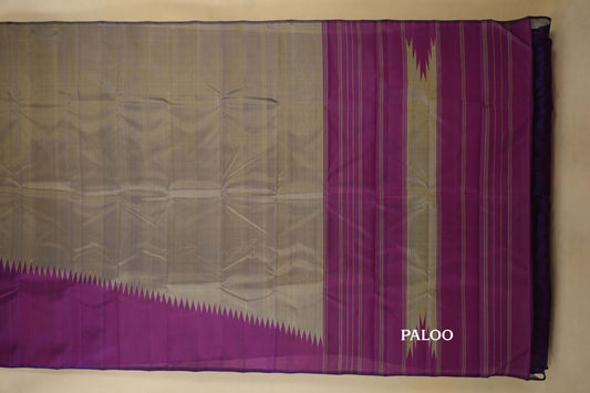 vintage kanjivaram silk saree paloo
