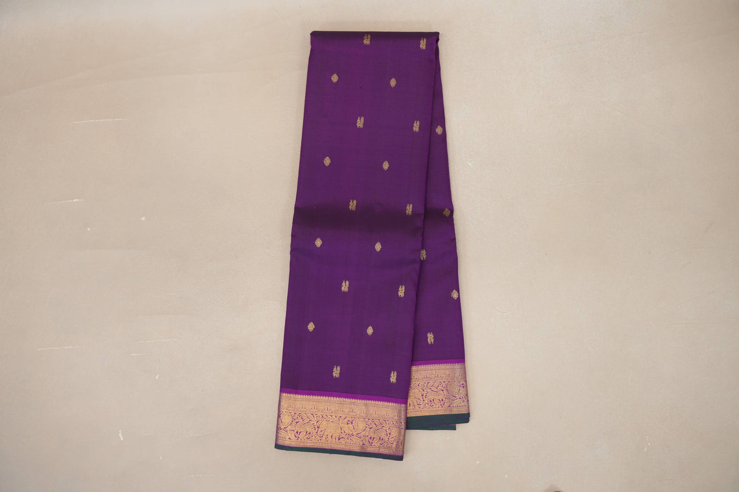 Royal Purple Vintage Kanjivaram Silk Saree online
