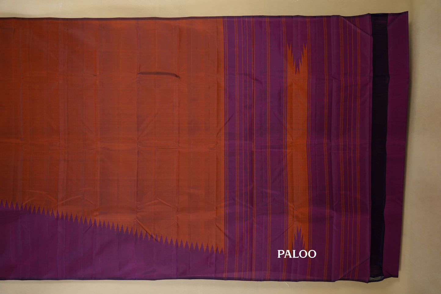 vintage kanjivaram silk saree paloo
