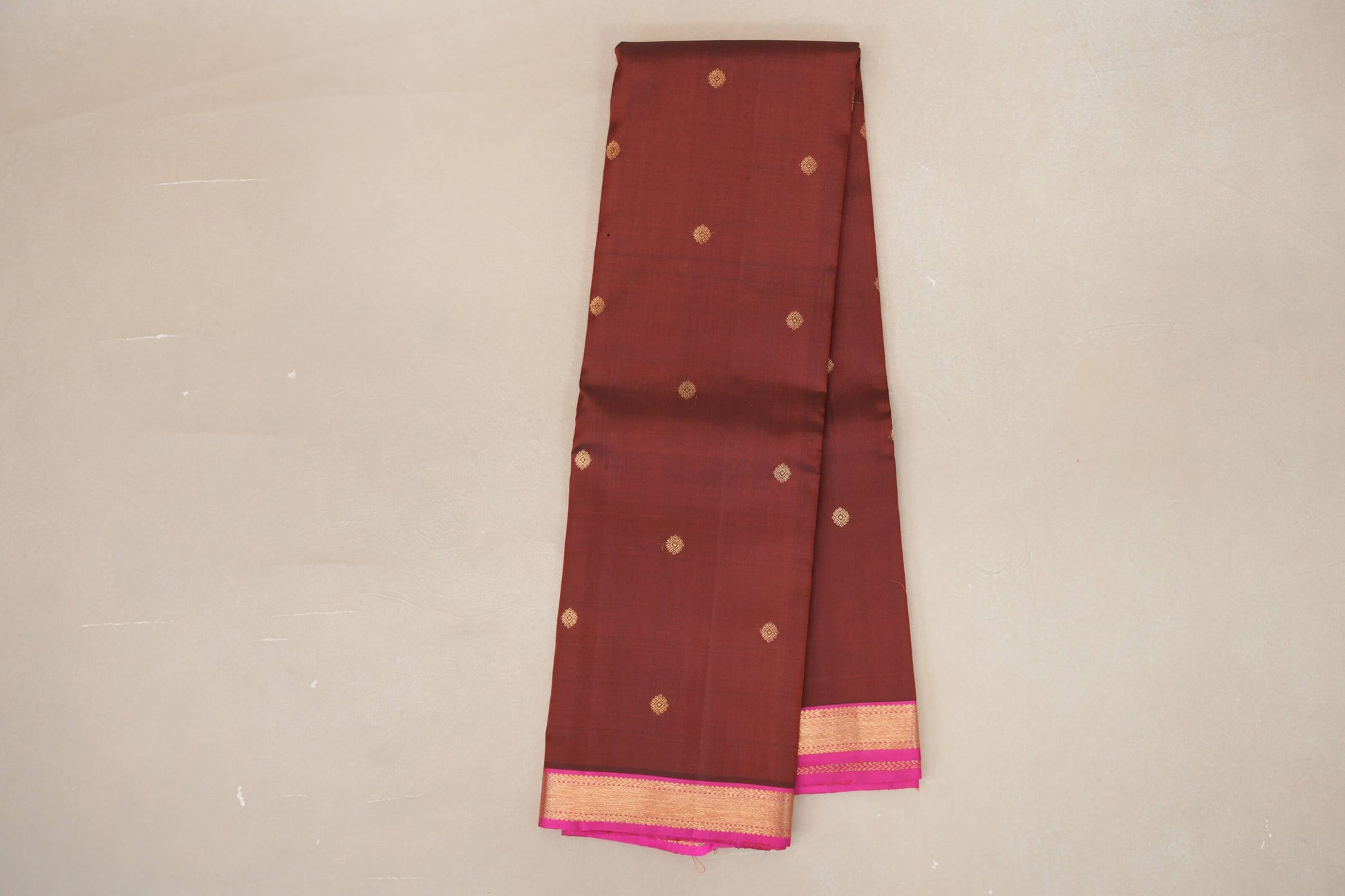 Reddish Brown Vintage Kanjivaram Silk Saree online