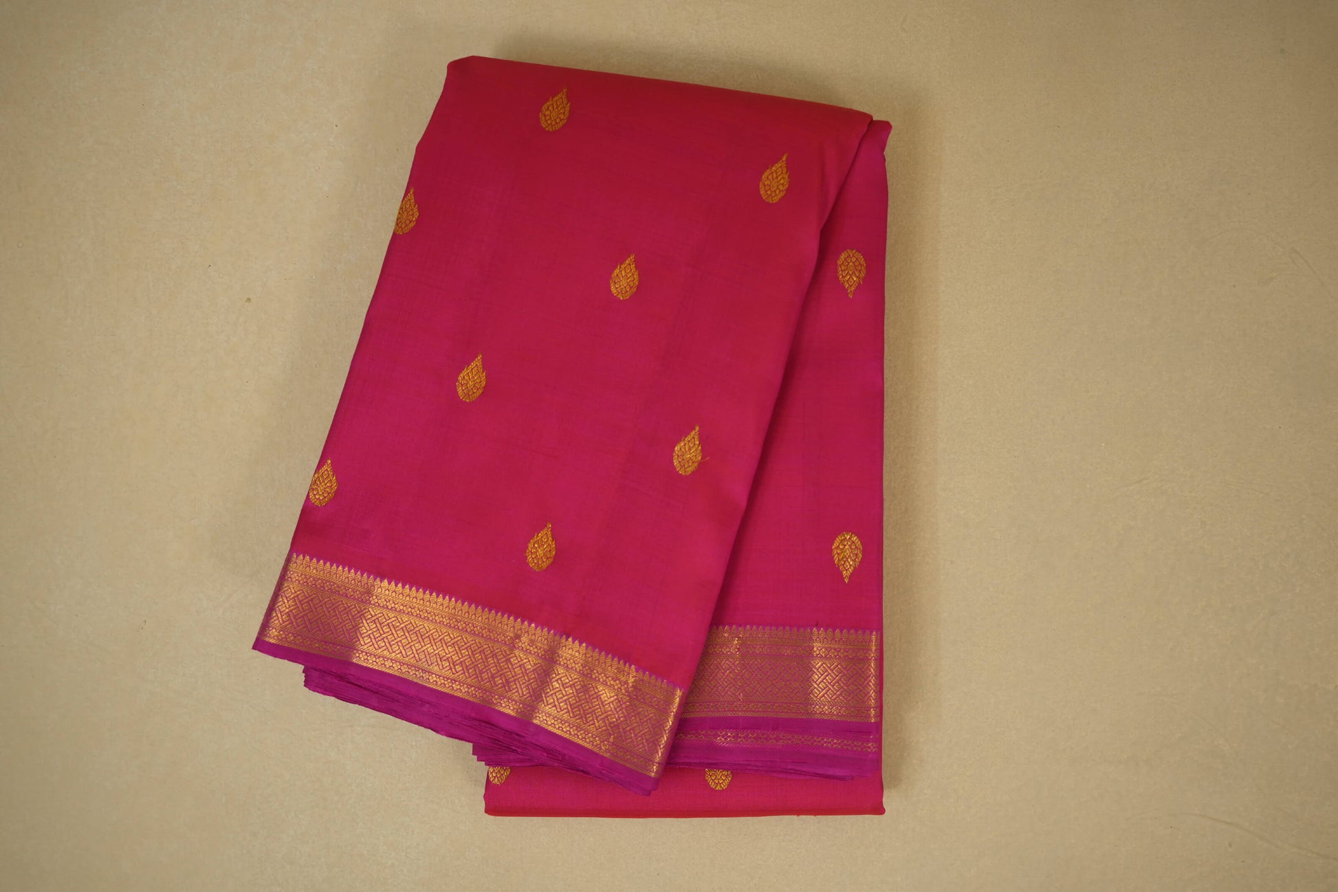 Pink vintage kanjivaram silk saree