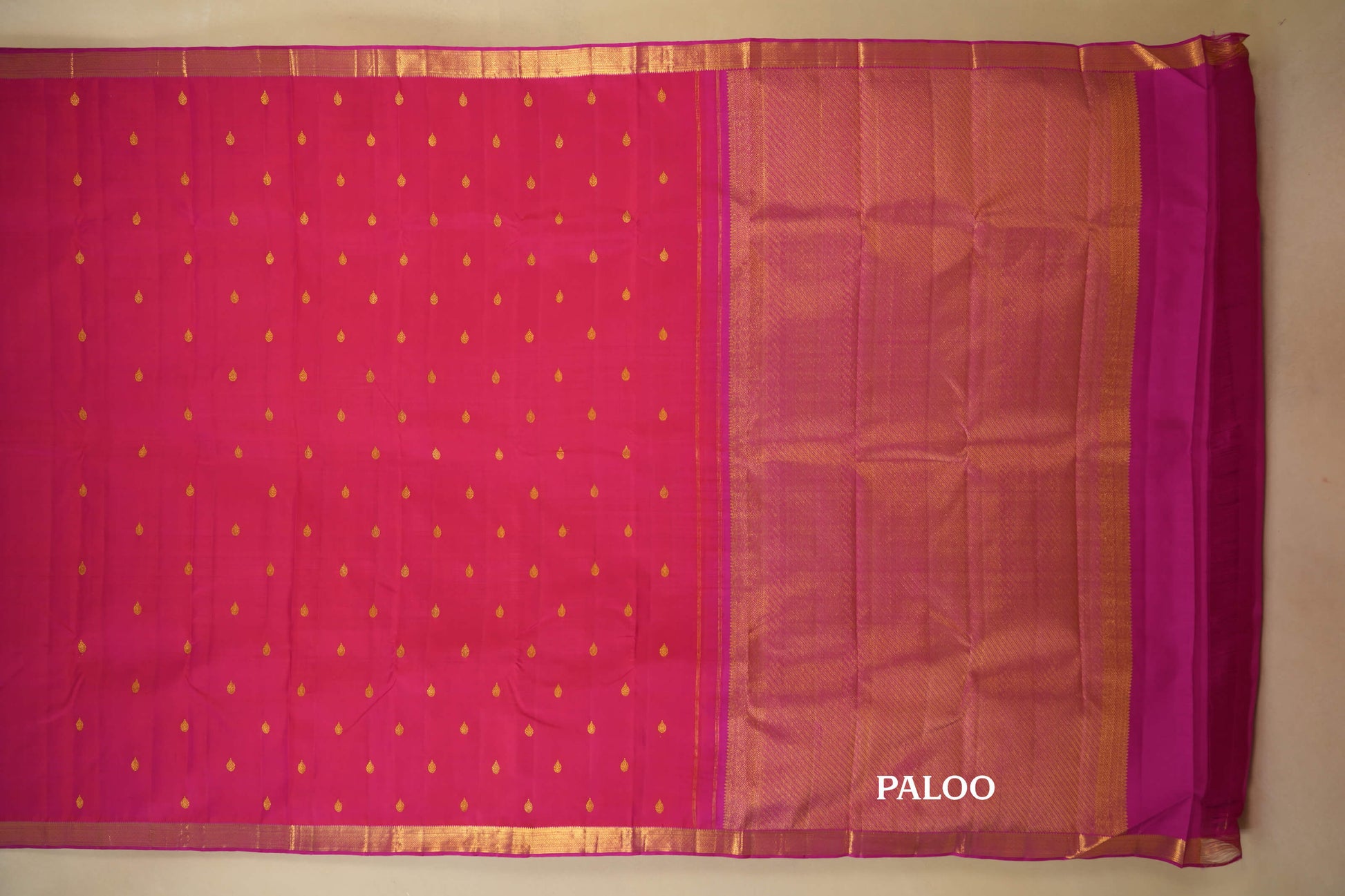 vintage kanjivaram silk saree paloo