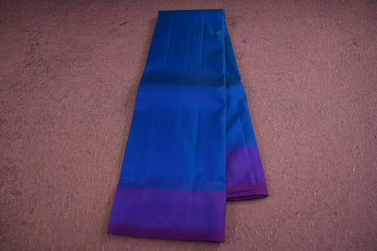 Plain kanchipuram silk saree