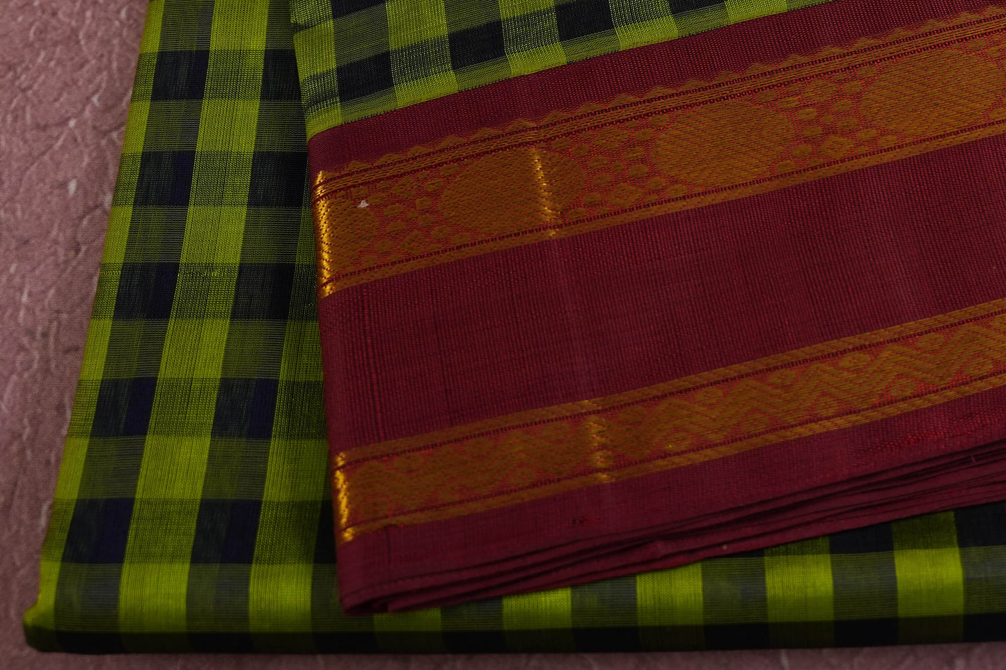 Vintage silk cotton saree