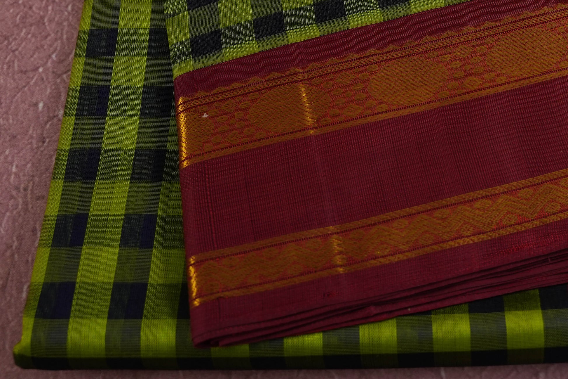 Vintage silk cotton saree