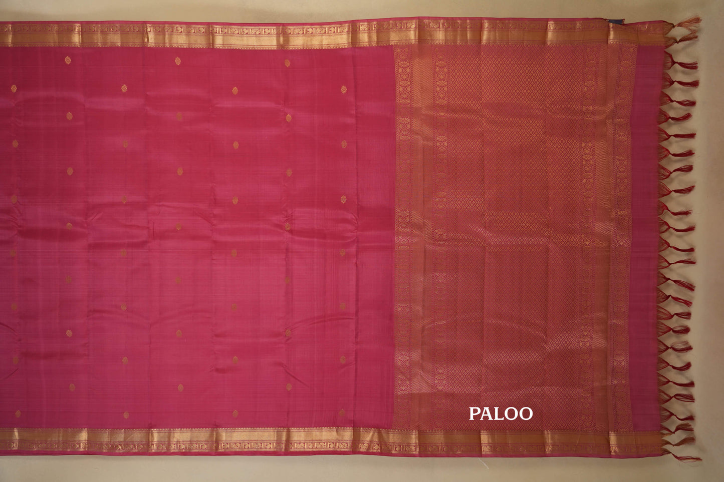 light weight kanchipuram silk saree paloo